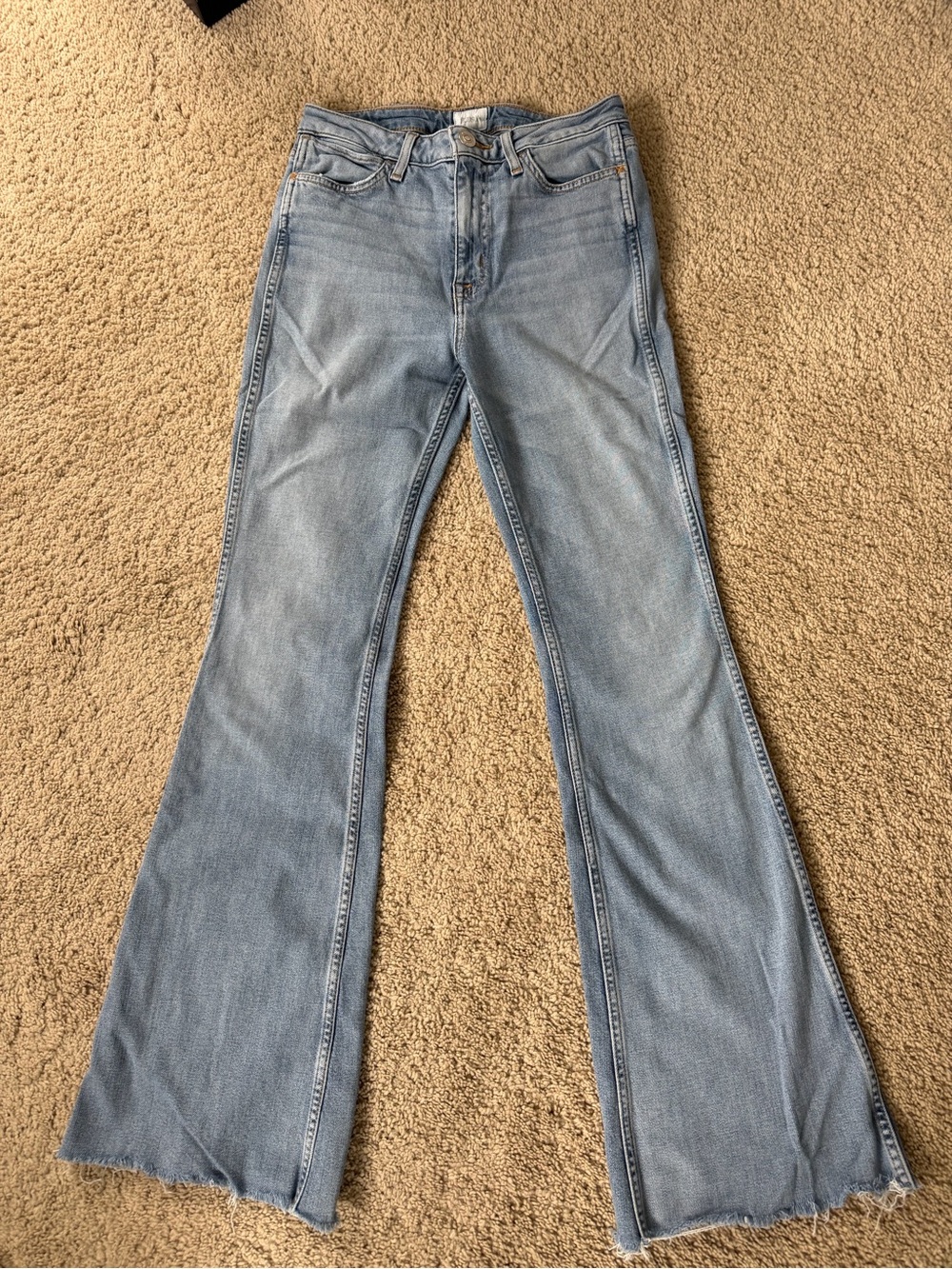 Hudson Light Blue Women's Flared Jeans